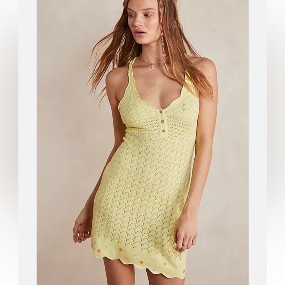 Free People Keep Going Mini Slip